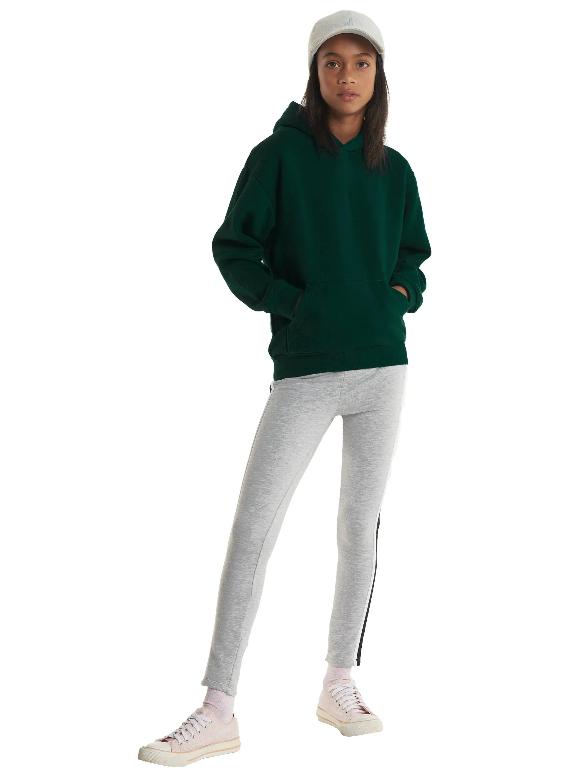 The UX Childrens Hooded Sweatshirt | Bottle Green