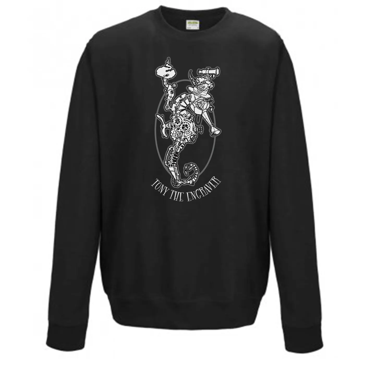 TONY THE ENGRAVER SEA HORSE SWEATSHIRT