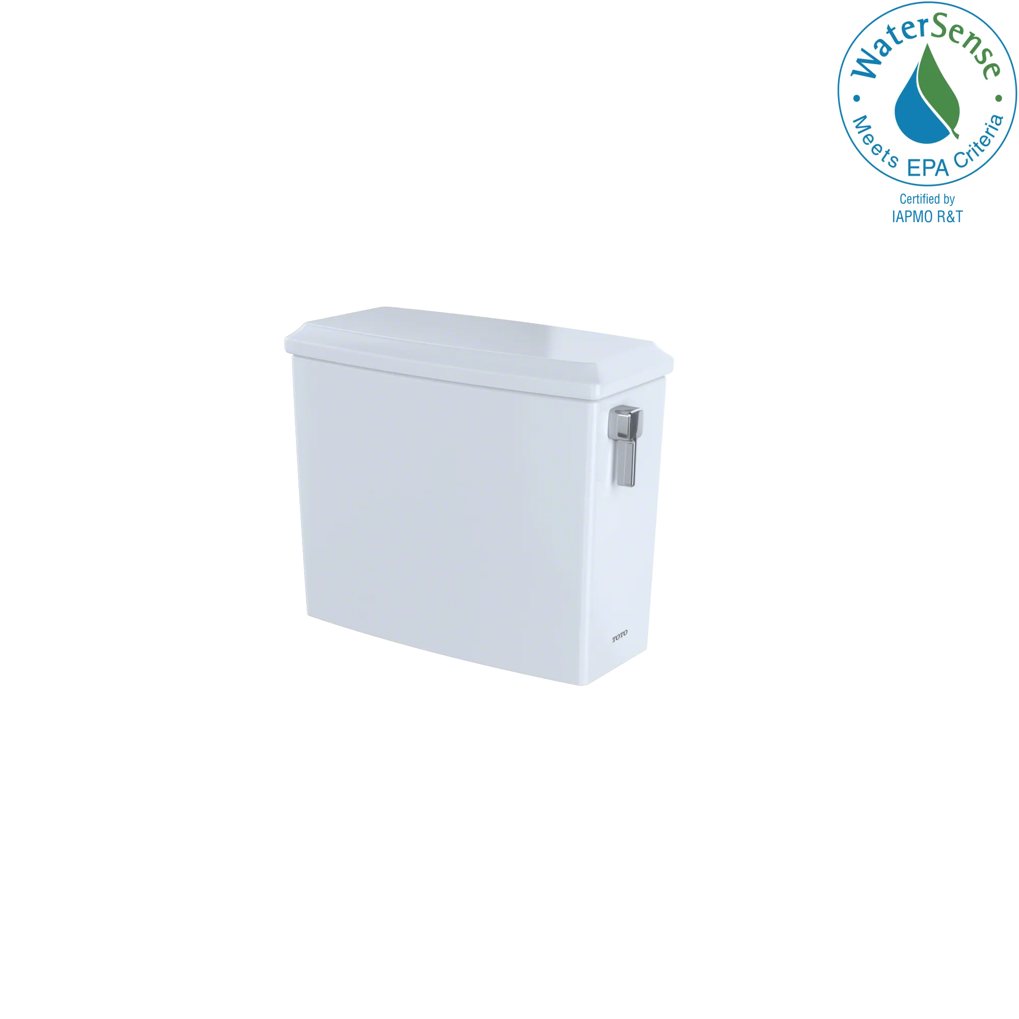 TOTO Connelly Dual-Max, Dual Flush 1.28 and 0.9 GPF Toilet Tank with Right-Hand Trip Lever, Cotton White ST494M#01