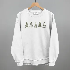 Tree Oversized Terry Sweatshirt