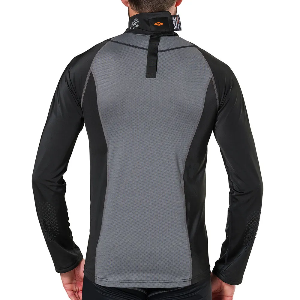 Ultra Compression Hockey Long Sleeve Shirt With Integrated Neck Guard