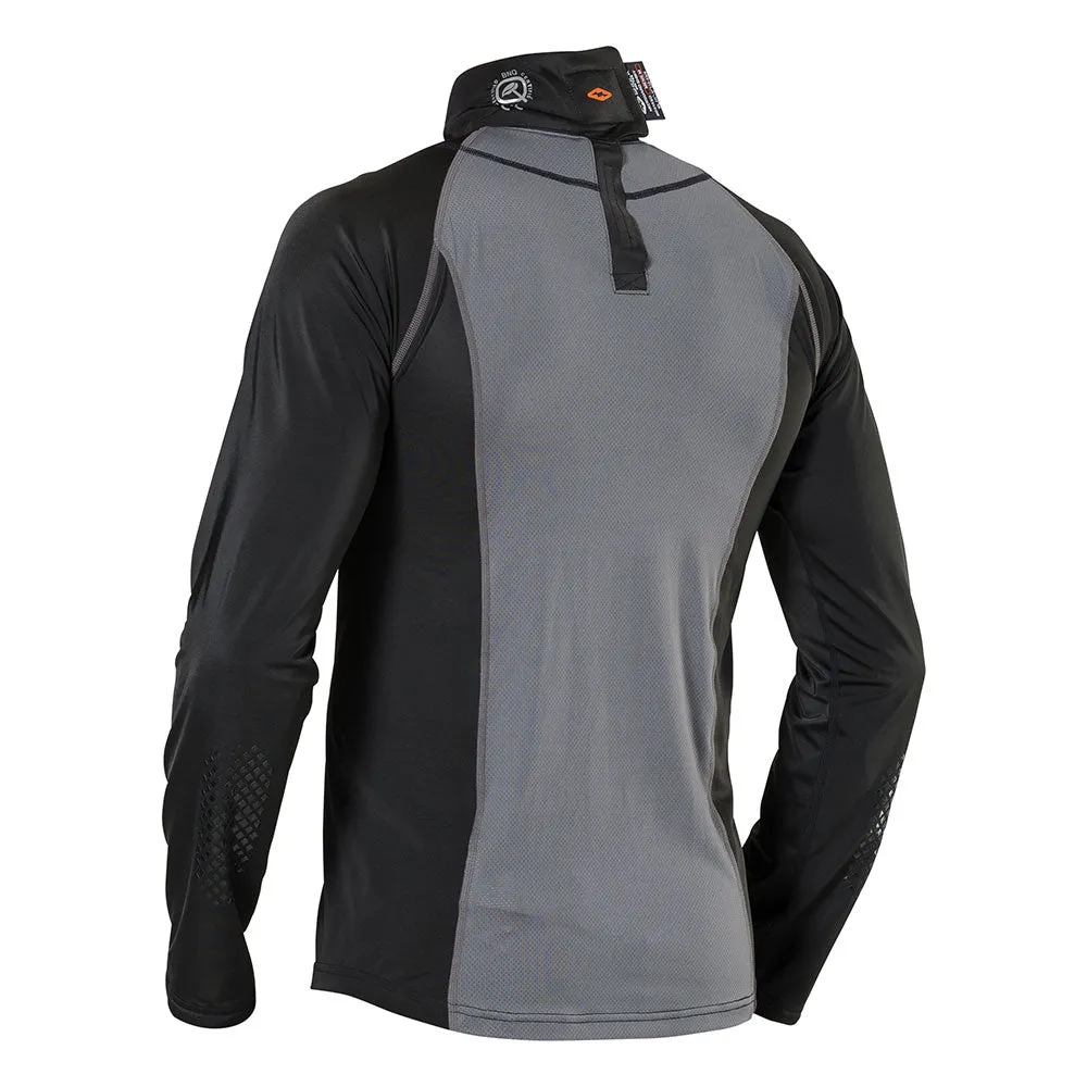 Ultra Compression Hockey Long Sleeve Shirt With Integrated Neck Guard