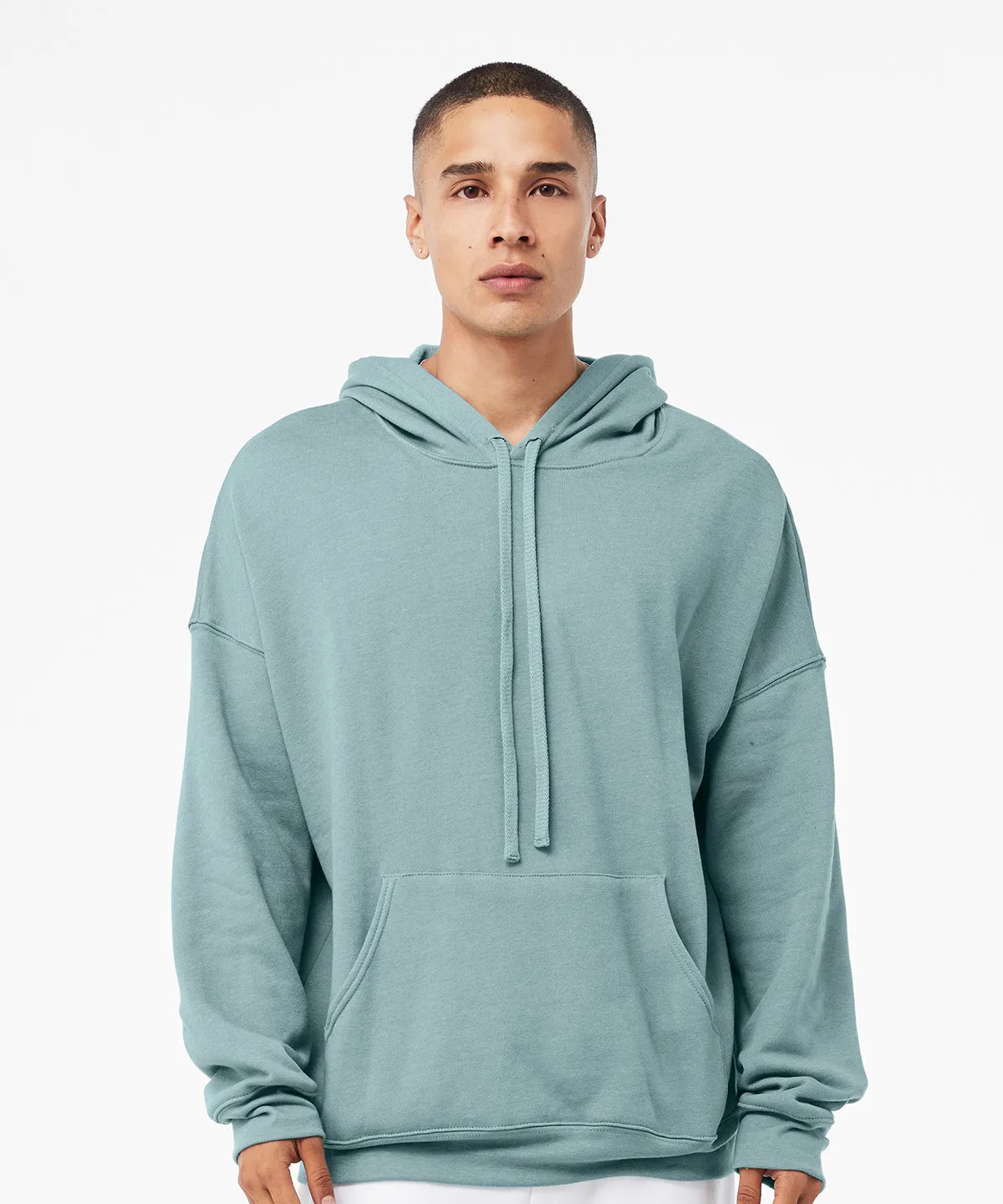 Unisex sponge fleece pullover DTM hoodie | Heather Stone