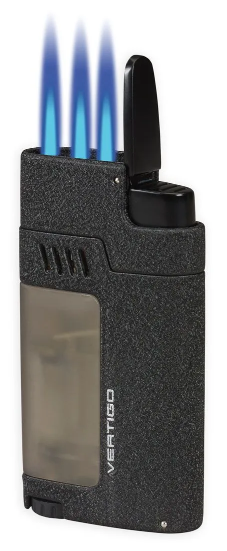Vertigo Gauntlet Triple Torch Lighter - Matte Black