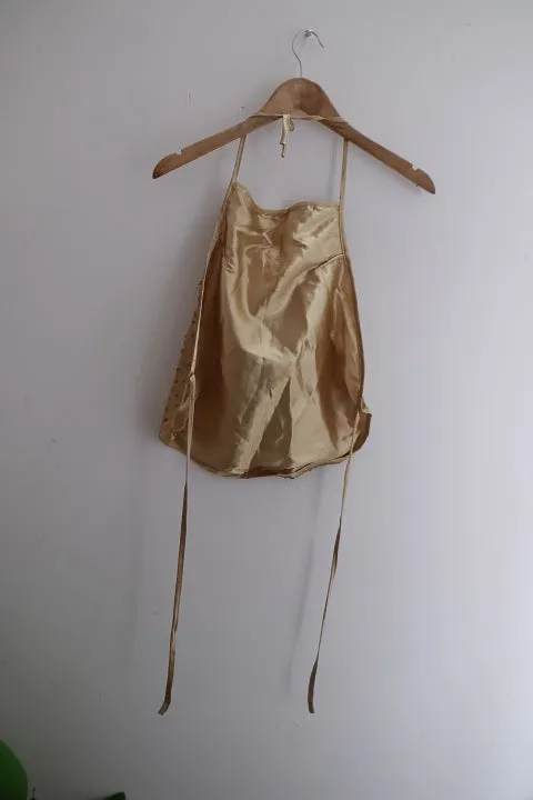 Vintage gold plated apron