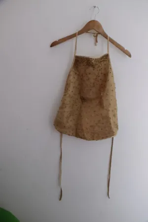 Vintage gold plated apron