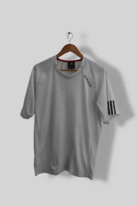 Vintage Mens white adidas activewear tshirt XL