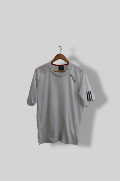 Vintage Mens white adidas activewear tshirt XL