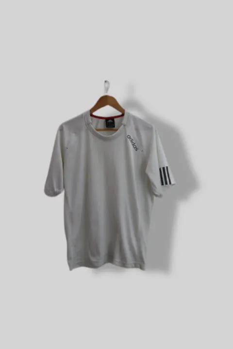 Vintage Mens white adidas activewear tshirt XL