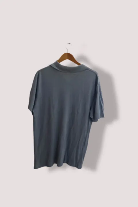 Vintage Polo ralph Lauren Blue regular fit short sleeve polo shirt L