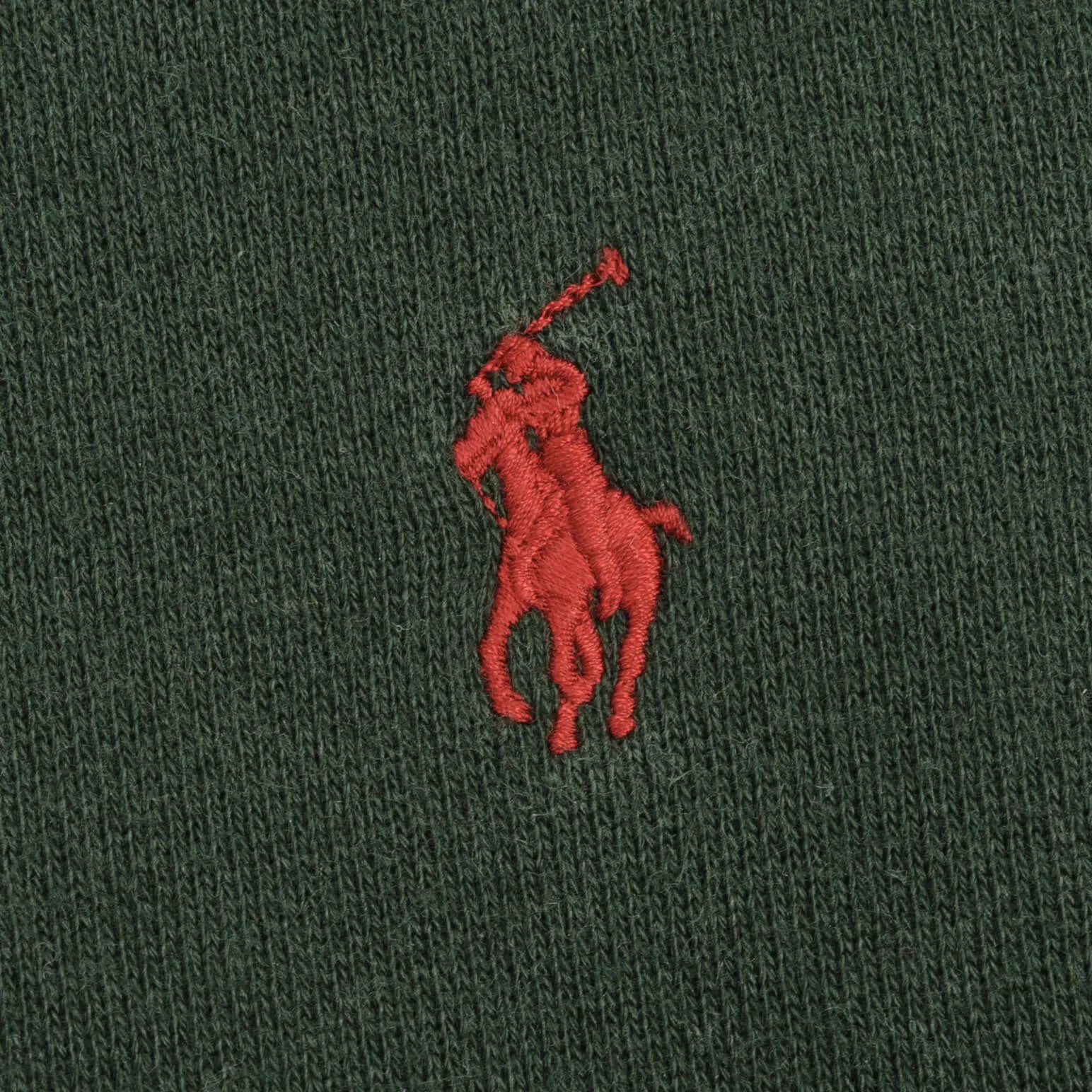 VINTAGE RALPH LAUREN PINE GREEN CLASSIC CREWNECK SWEATSHIRT SIZE LARGE 1990S