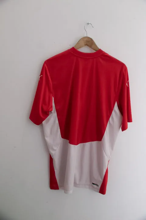 Vintage Red big puma logo mens large jersey