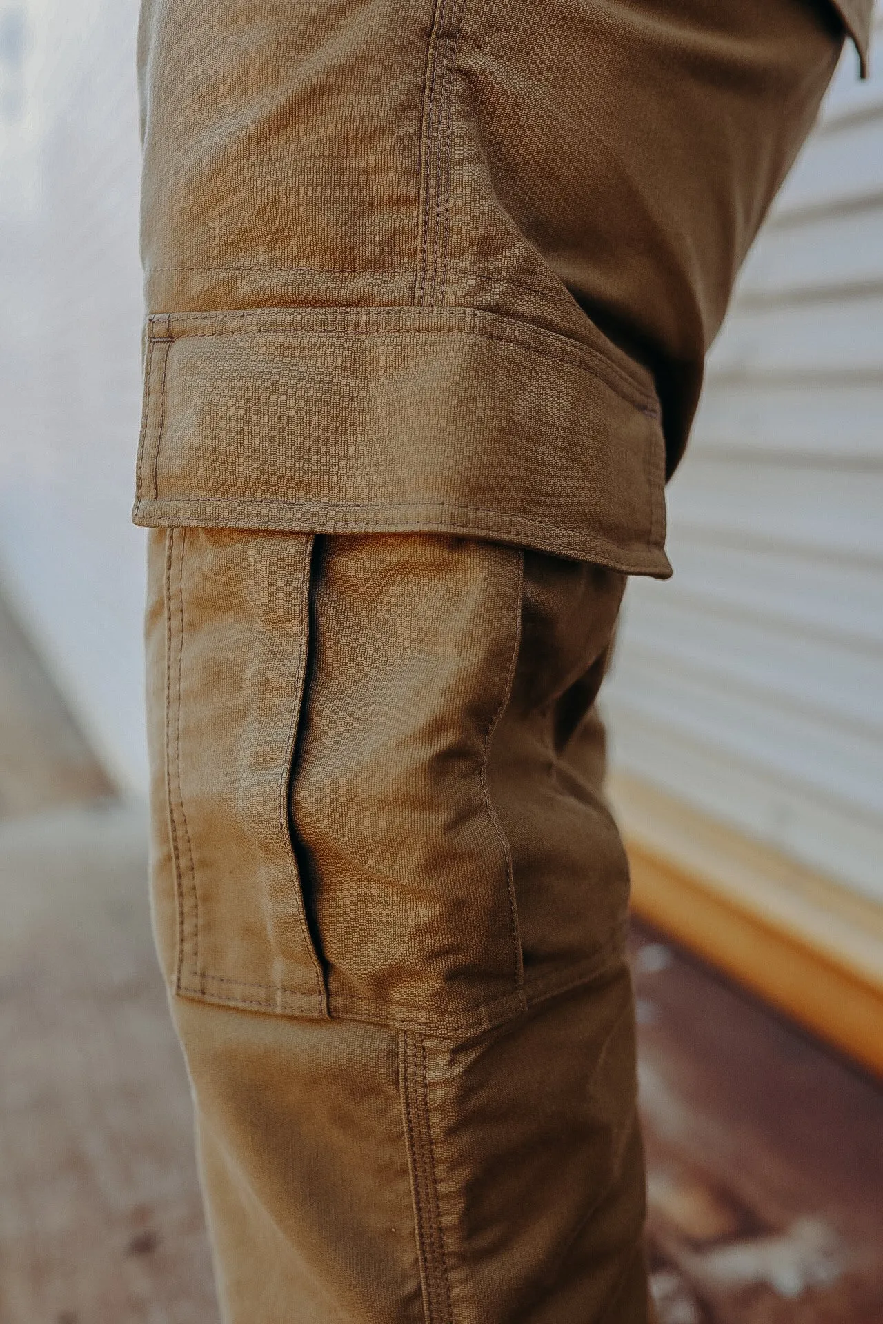 Whipcord Cargo Pants - Khaki IH-738-KHA