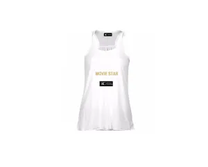 White Racerback Tank Top - MOVIE STAR
