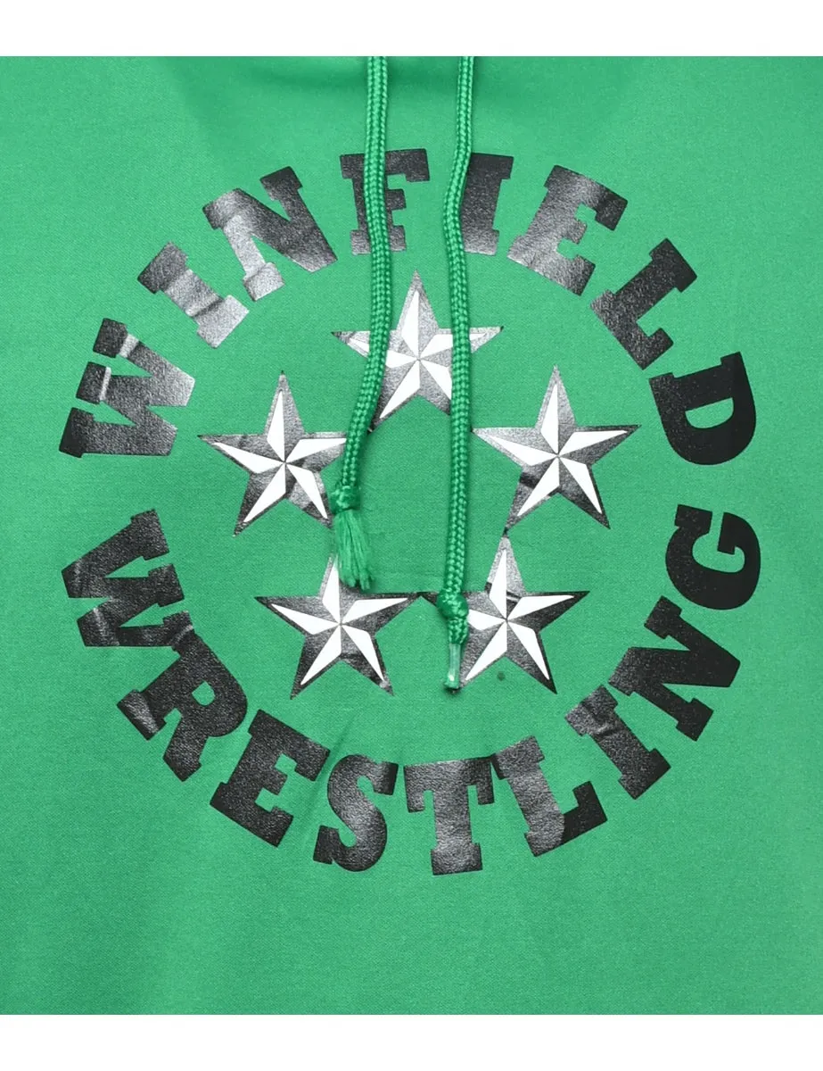 Winfield Wrestling Printed Hoodie - M