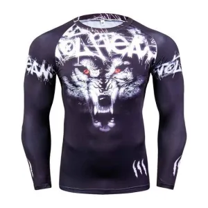 Wolf Cooldry Compression Long Sleeve Shirt