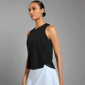 Womens Aerate Run Tank Top - Black