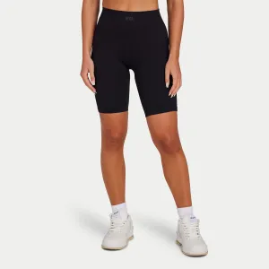 Womens Ribbed Base Short - Black