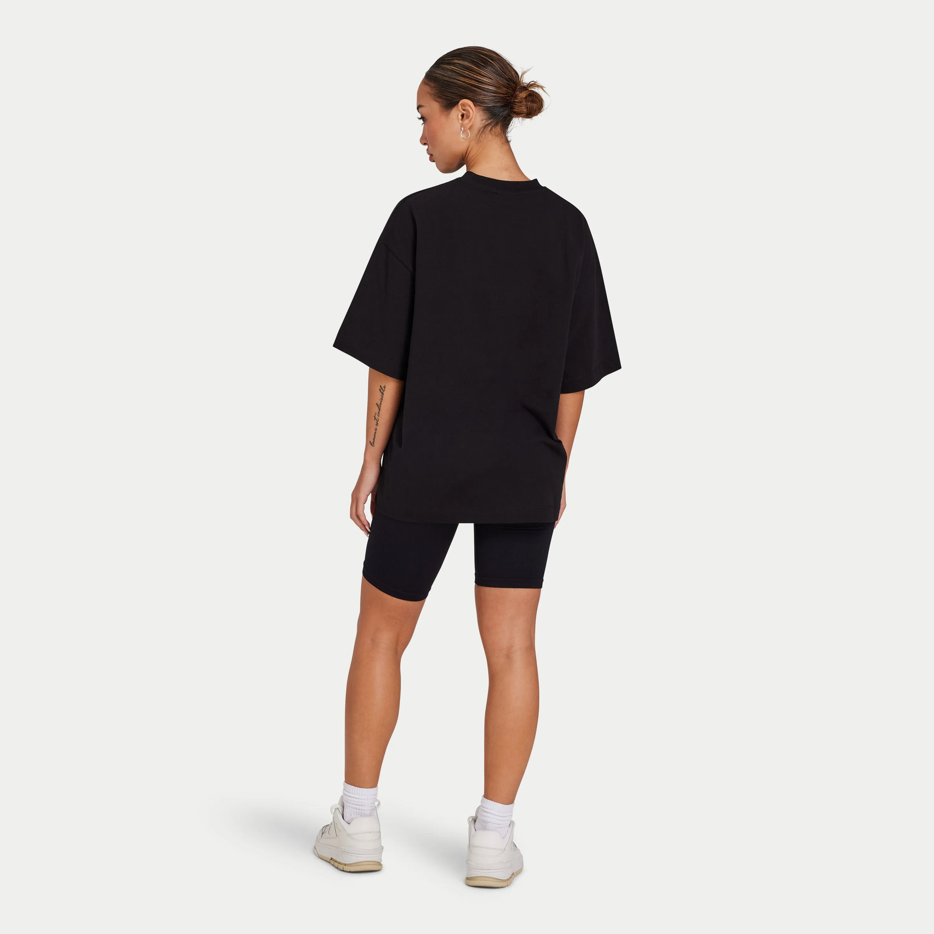 Womens Ribbed Base Short - Black