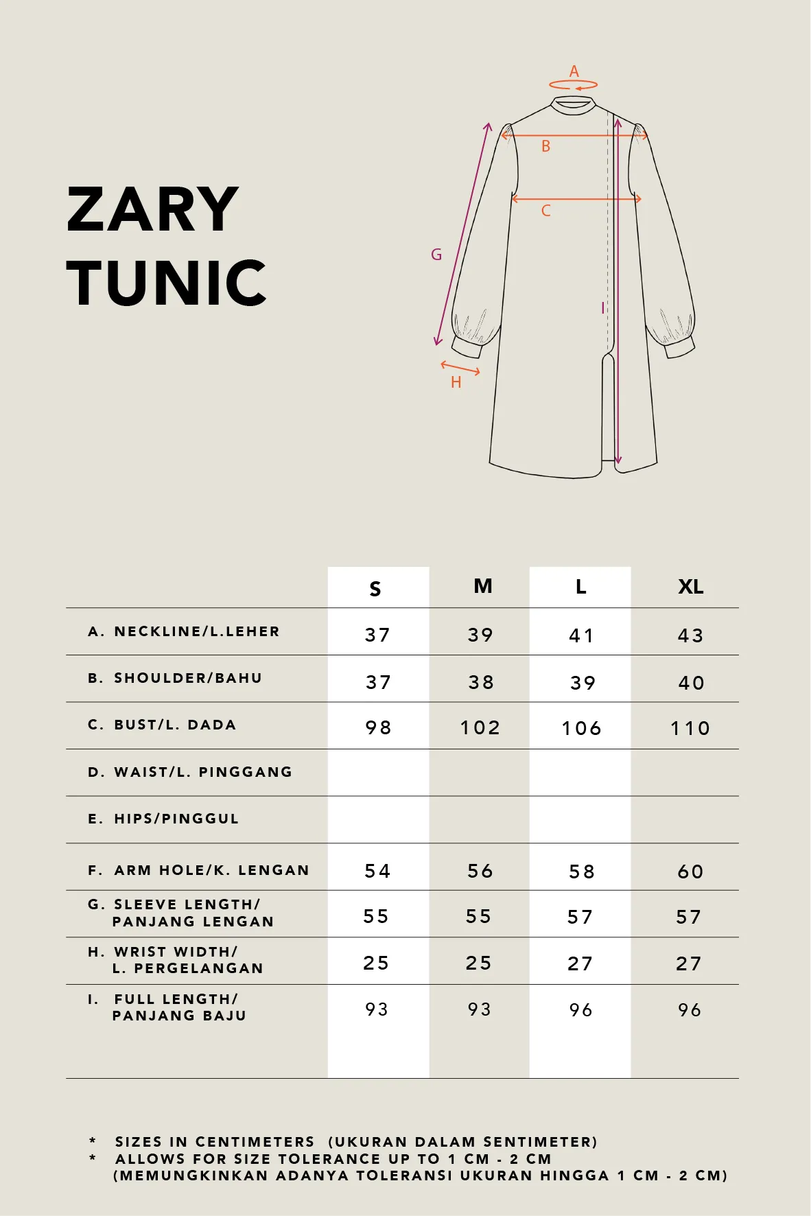 ZARY ASYMMETRIC TUNIC TAUPE